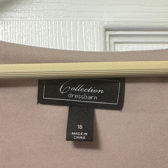 Dress Barn Mauve Lace Midi Dress - Picture 4 of 5